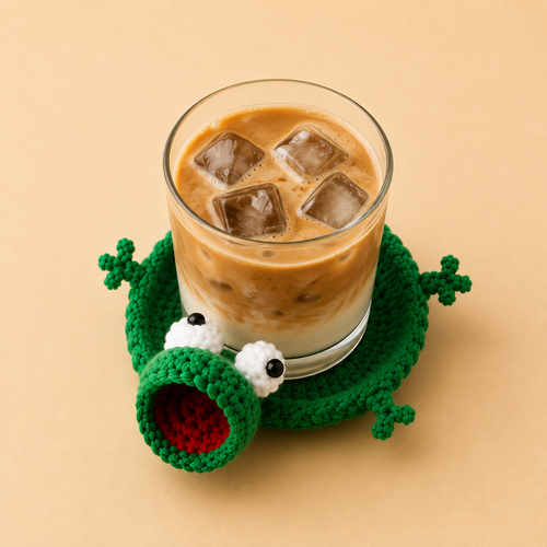 Cute Crochet Animal Coaster